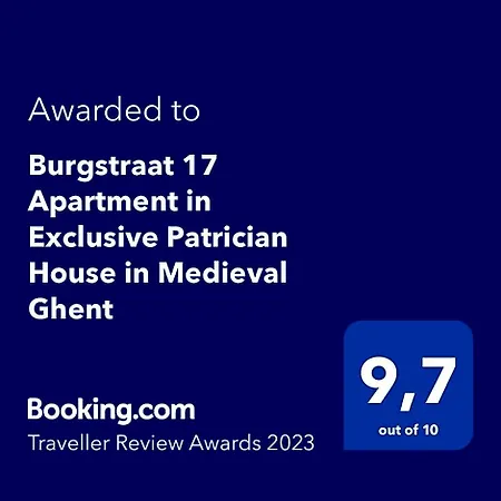 Bed & Breakfast Burgstraat 17 In Exclusive Patrician House In Medieval Gent